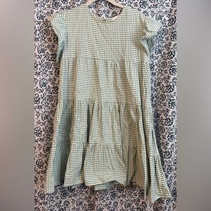 Green Gingham Dress